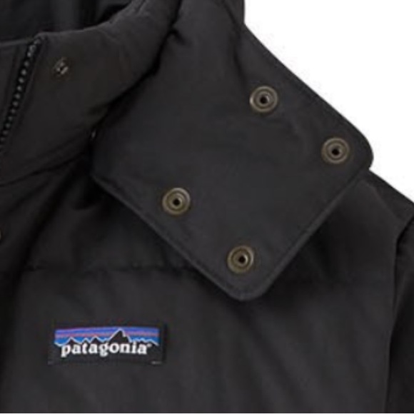 Patagonia Downdrift Black Hooded Parka XL - Picture 11 of 17